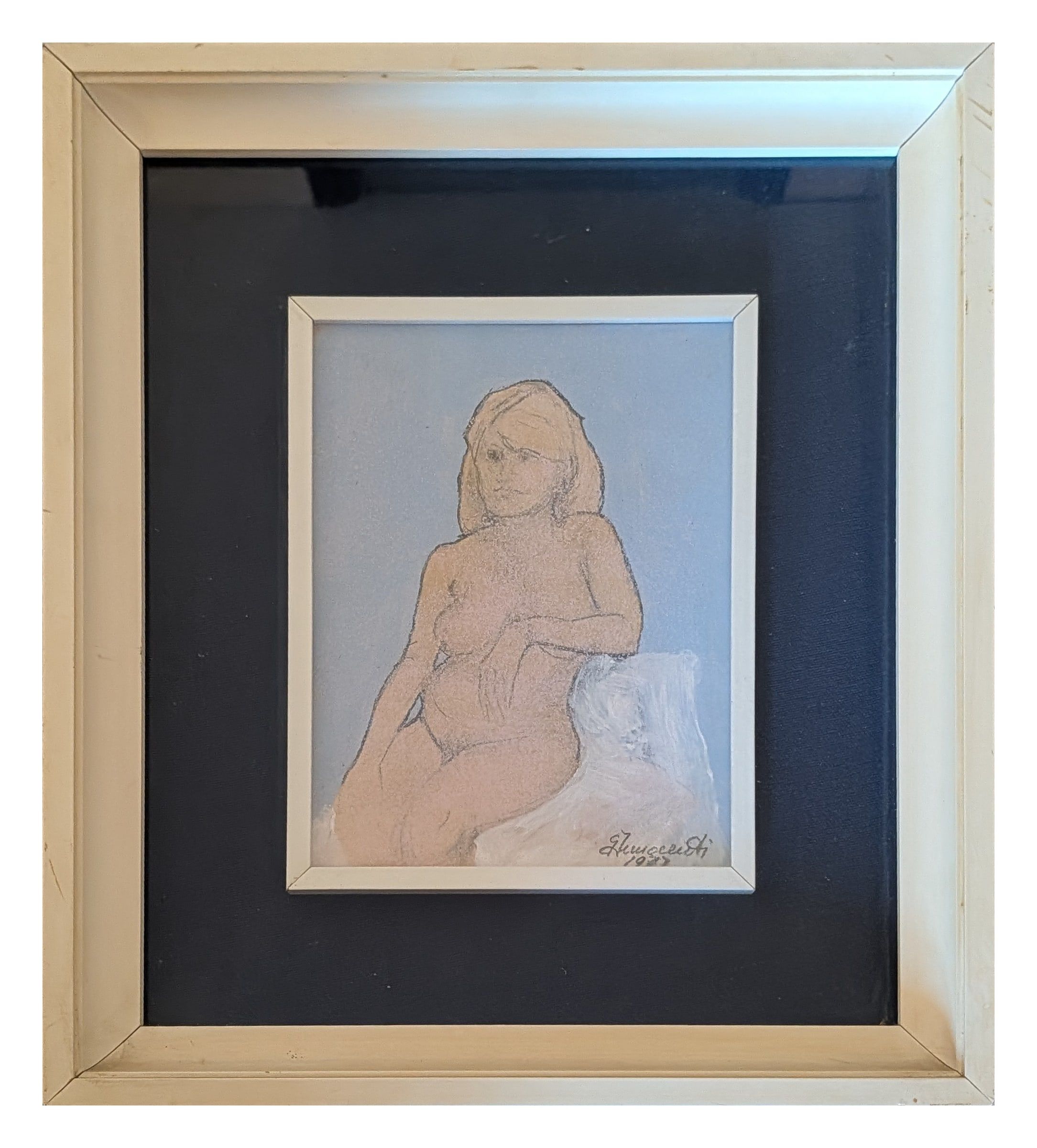 Seated Nude, Giuseppe Innocenti, 1987