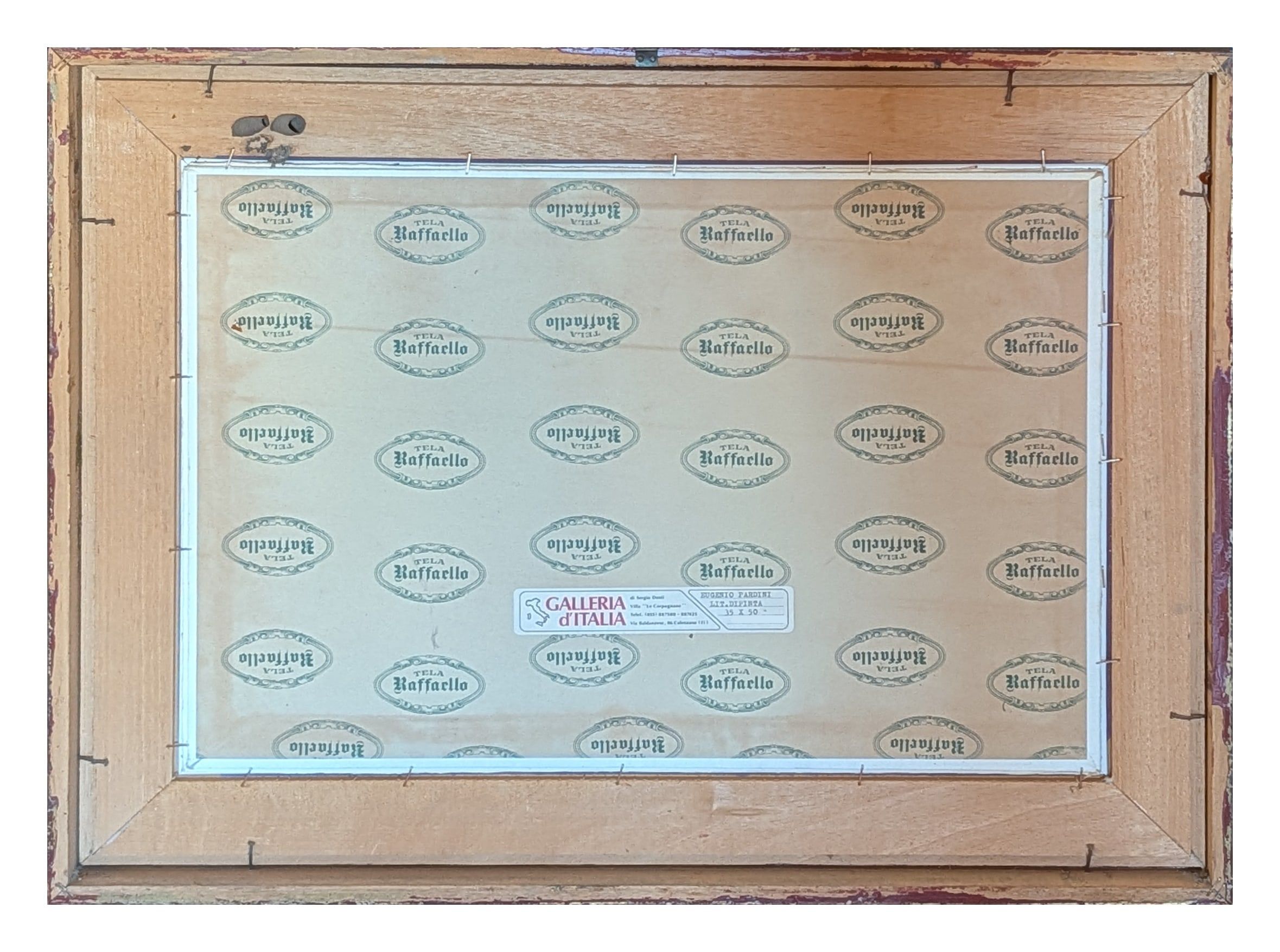 Nudo disteso, Eugenio Pardini: retro