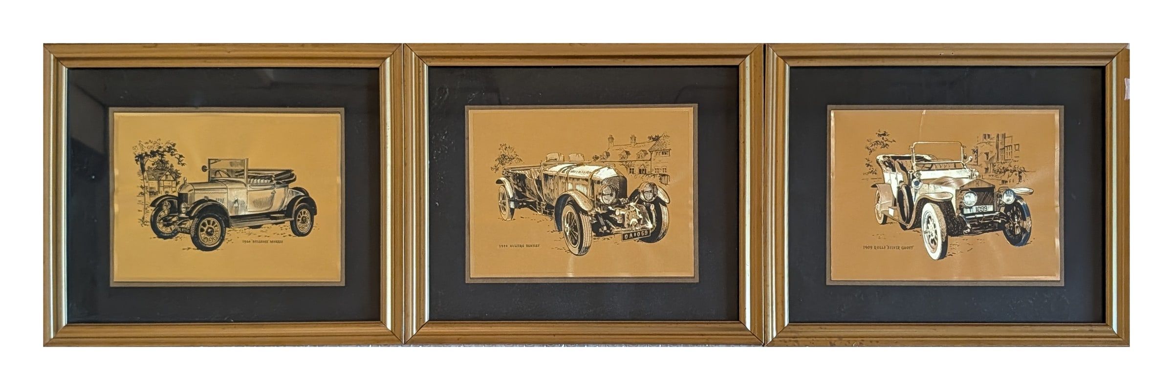 Vintage Cars (Set of Three)